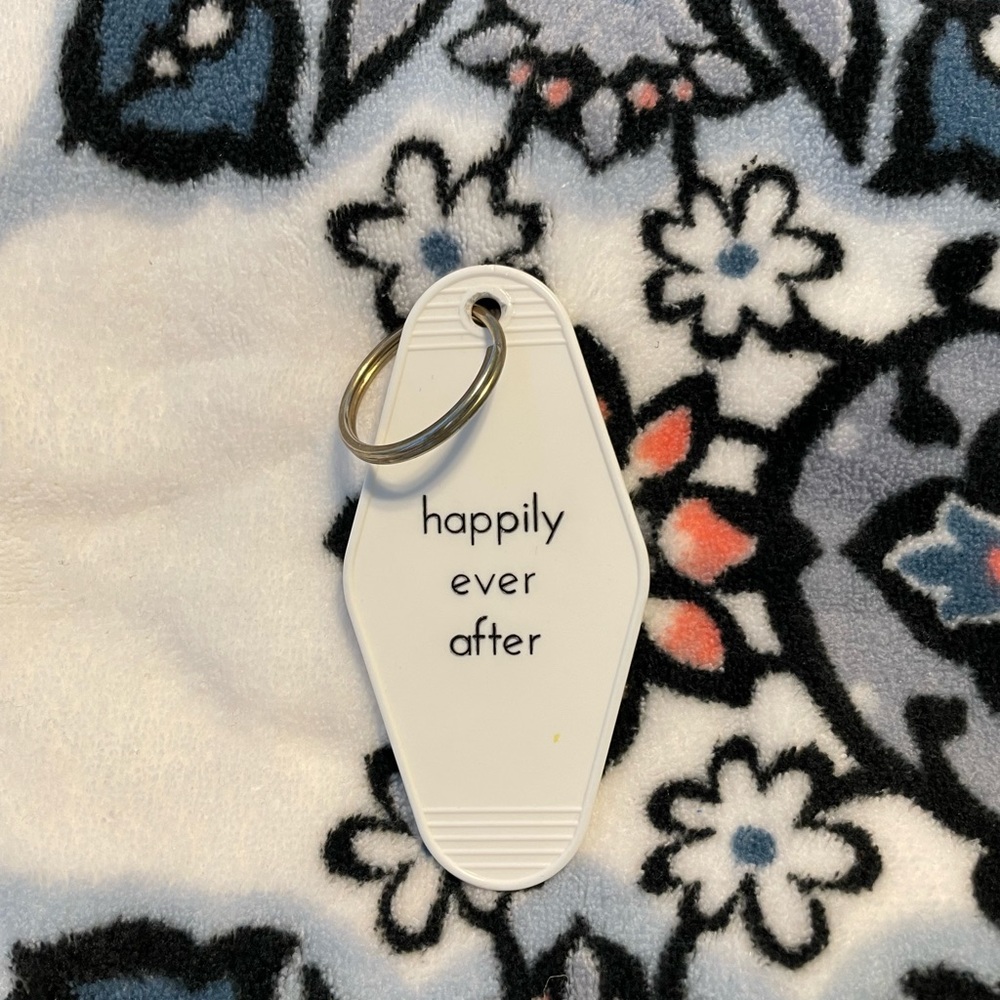 “Happily ever after” styled room “key” keychain